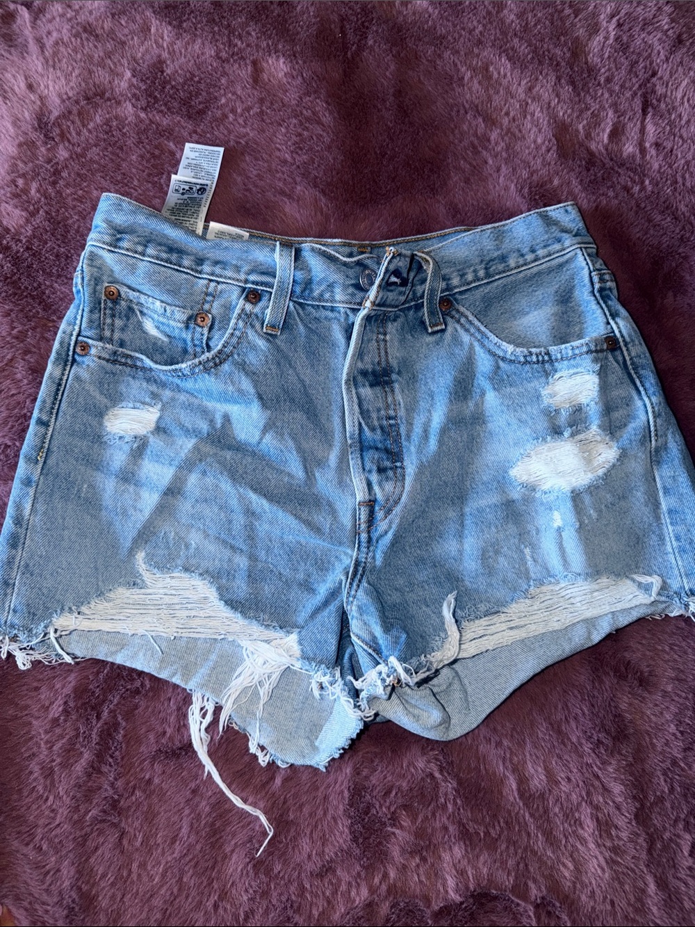 Sz 28 Levi 501 Denim Shorts